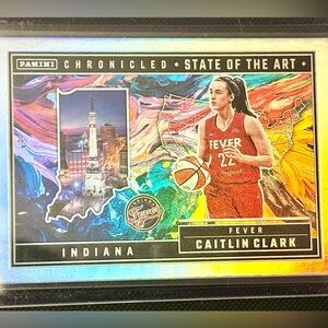 Caitlin Clark Basketball Card Chronicled Holo Foil State Of The Art Indiana